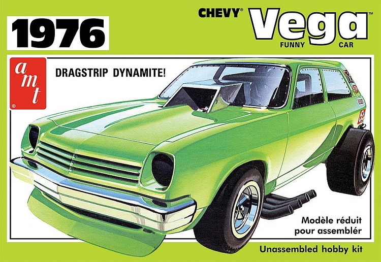 AMT/MPC AMT1156/12 - 1/25 1976er Chevy Vega Funny Car - Neu