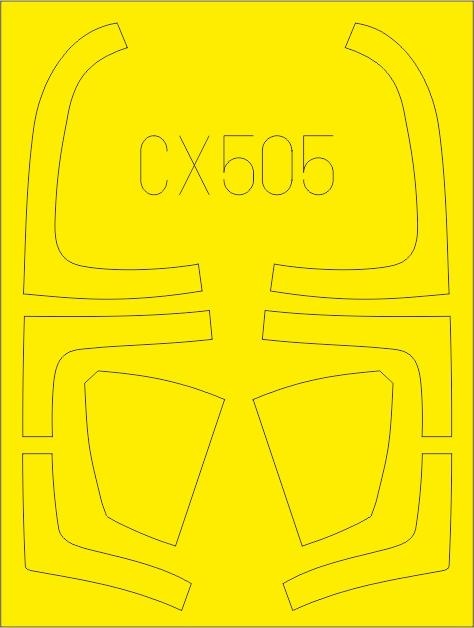  Eduard Accessories CX505 - 1:72 Maskierfolie F-15E for Academy - Neu