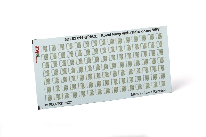Eduard Accessories 3DL53011- 1:350 Royal Navy watertight doors WWII SPACE - Neu