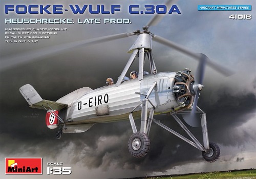 Miniart 550041018 - 1:35 Focke-Wulf FW C.30A Heuschrecke. Late Prod. - Neu