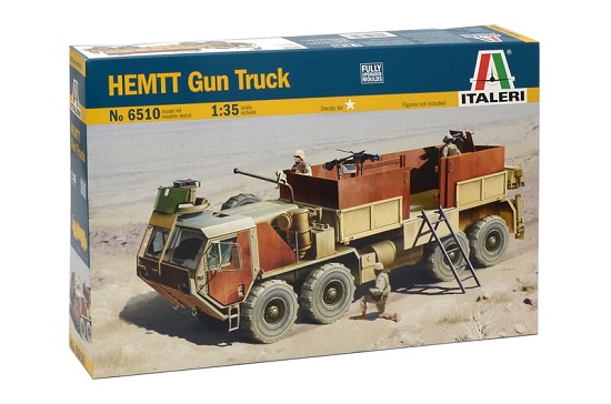 Italeri 6510 - 1/35 Us Hemtt Gun Truck - Neu