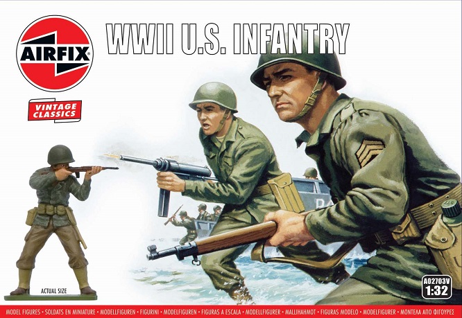 Airfix A02703V - 1/32 WWII U.S. Infantry - Neu