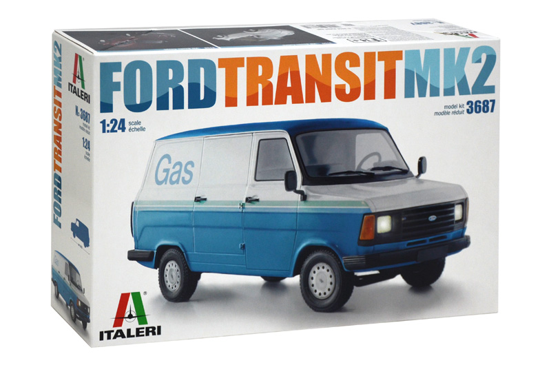 Italeri 3687 - 1/24 Ford Transit Mk2 - Neu