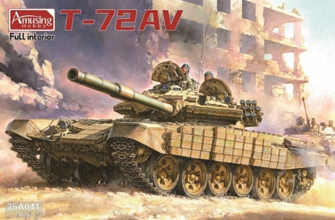 (M) Amusing Hobby 35A041 - 1:35 T-72AV Full Interior - Neu