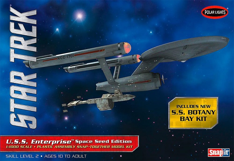 Polar Lights POL908M/12 - 1/1000 Star Trek TOS USS Enterprise Space Seed Edition