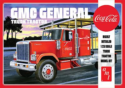 AMT/MPC AMT1179 - 1/25 1976er GMC General Semi Tractor, Coca Cola - Neu