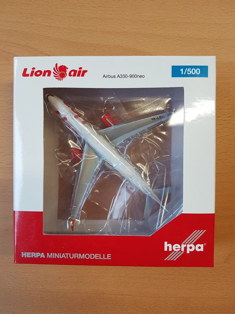 Herpa 533676 - 1/500 Lion Air Airbus A330-900 neo - Neu