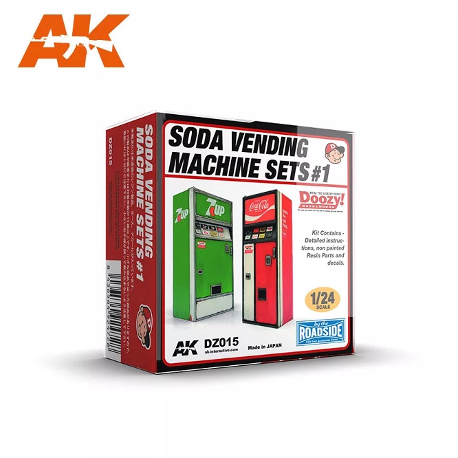 AK Interactive DZ015 - Soda Vending Machine Set 1 - Neu