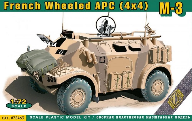 ACE 72463  - 1:72 M-3 wheeled Armoured Personnel Carrier (4x4) - Neu