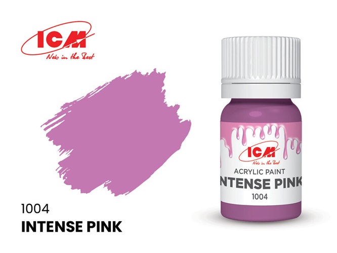 ICM 1004 - BASIC COLORS Intense Pink bottle 12ml - Neu