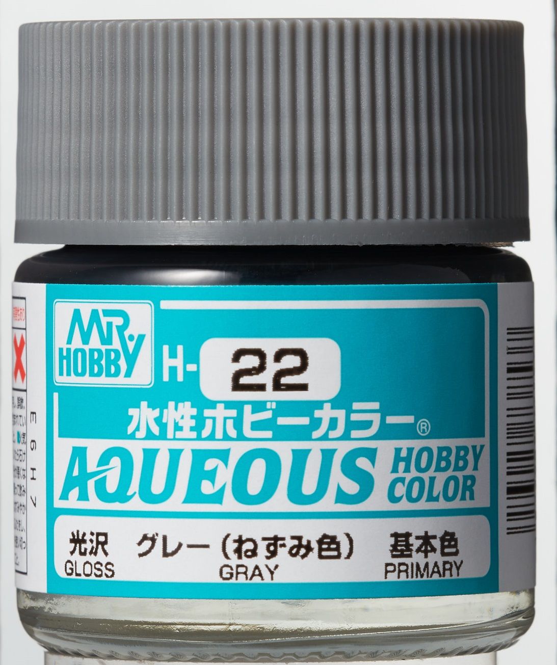 (X) Mr Hobby - Gunze H-022 - Aqueous Hobby Colors (10 ml) Gray