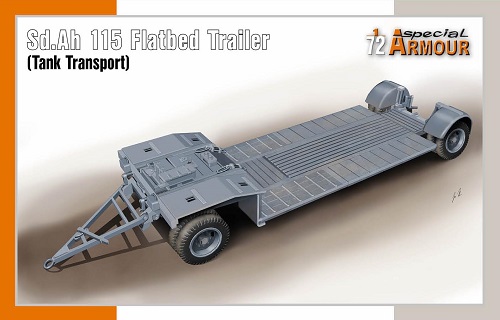 Special Hobby SA72022 - 1:72 Sd.Ah 115 Flatbed Trailer (Tank Transport) - Neu