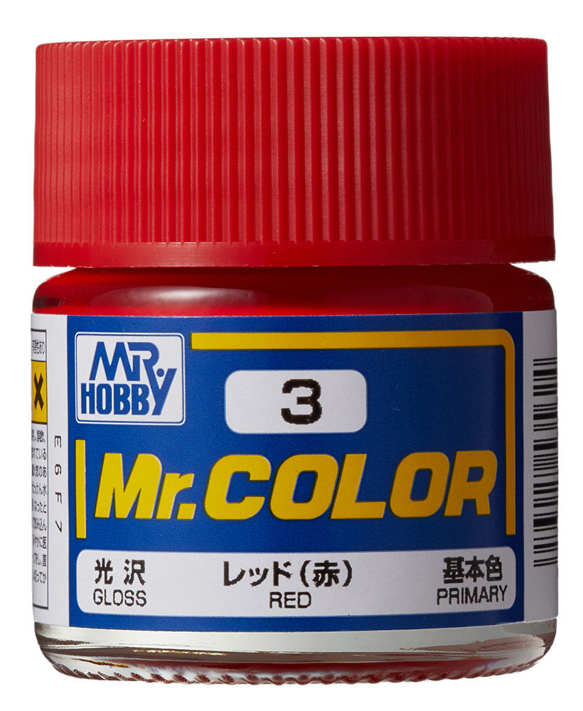 (X) Mr Hobby - Gunze C-003 - Mr. Color (10 ml) Red - Neu