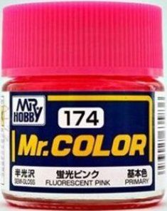 (X) Mr Hobby - Gunze C-174 - Mr. Color (10 ml), Fluorescent Pink
