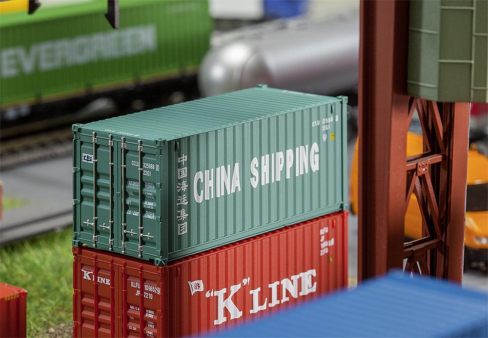 (X) Faller 180828 - 1/87 / H0 20´ Container China Shipping - Neu