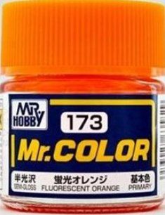 (X) Mr Hobby - Gunze C-173 - Mr. Color (10 ml), Fluorescent Orange