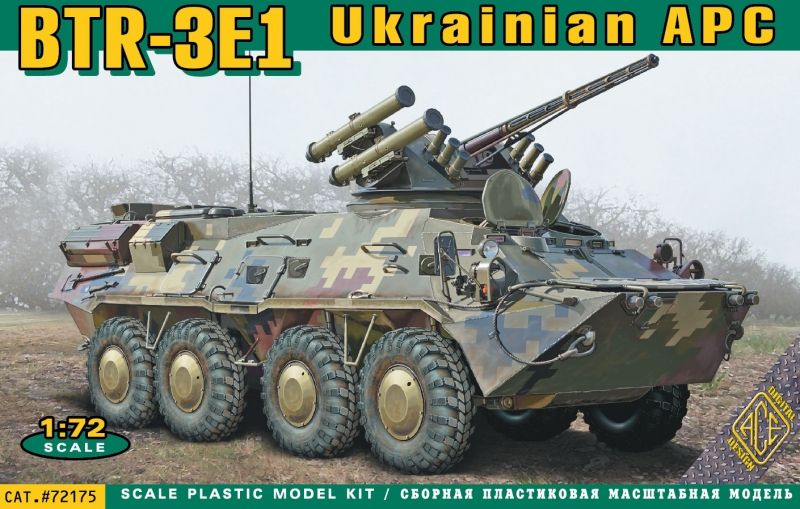 ACE 72175 - 1:72 BTR-3E1 Ukrainian armored personnel carr - Neu