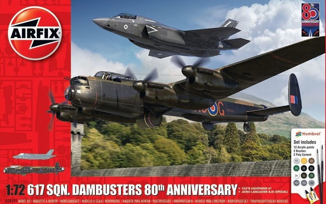 Airfix A50191 - 1/72 Dambusters 80th Anniversary - Gift Set - Neu