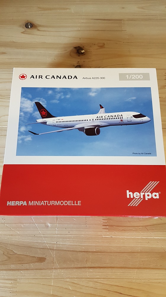 Herpa 570619 - 1/200 Air Canada Airbus A220-300 - Neu