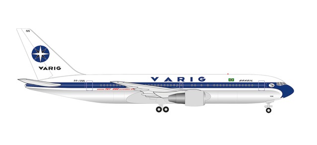 Herpa 536448 - 1/500 Varig Boeing 767-200 – PP-VNN - Neu
