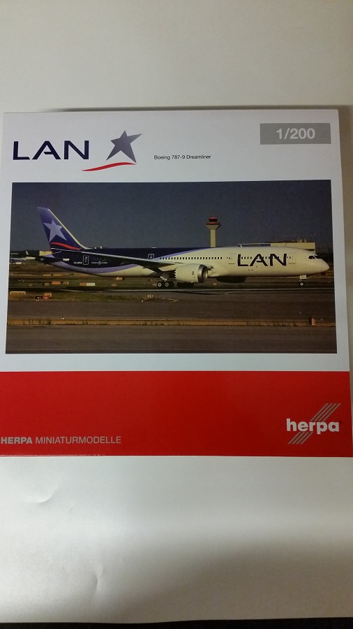 Herpa 557405 - 1/200 Boeing 787-9 Dreamliner - Lan Airlines - Neu