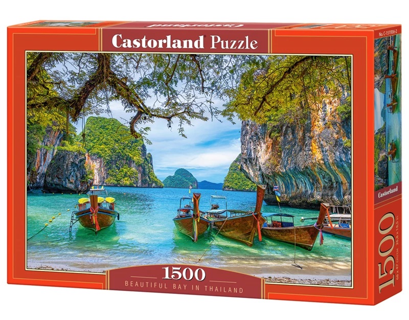 (X) Castorland C-151936-2 - Beautiful Bay in Thailand, Puzzle 1500 Teile - Neu