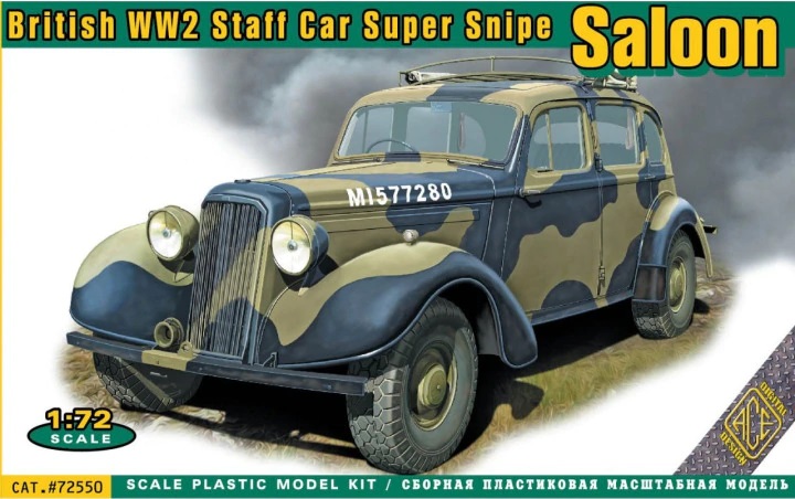 ACE 72550 - 1:72 Super Snipe Saloon British Staff Car WW2 - Neu