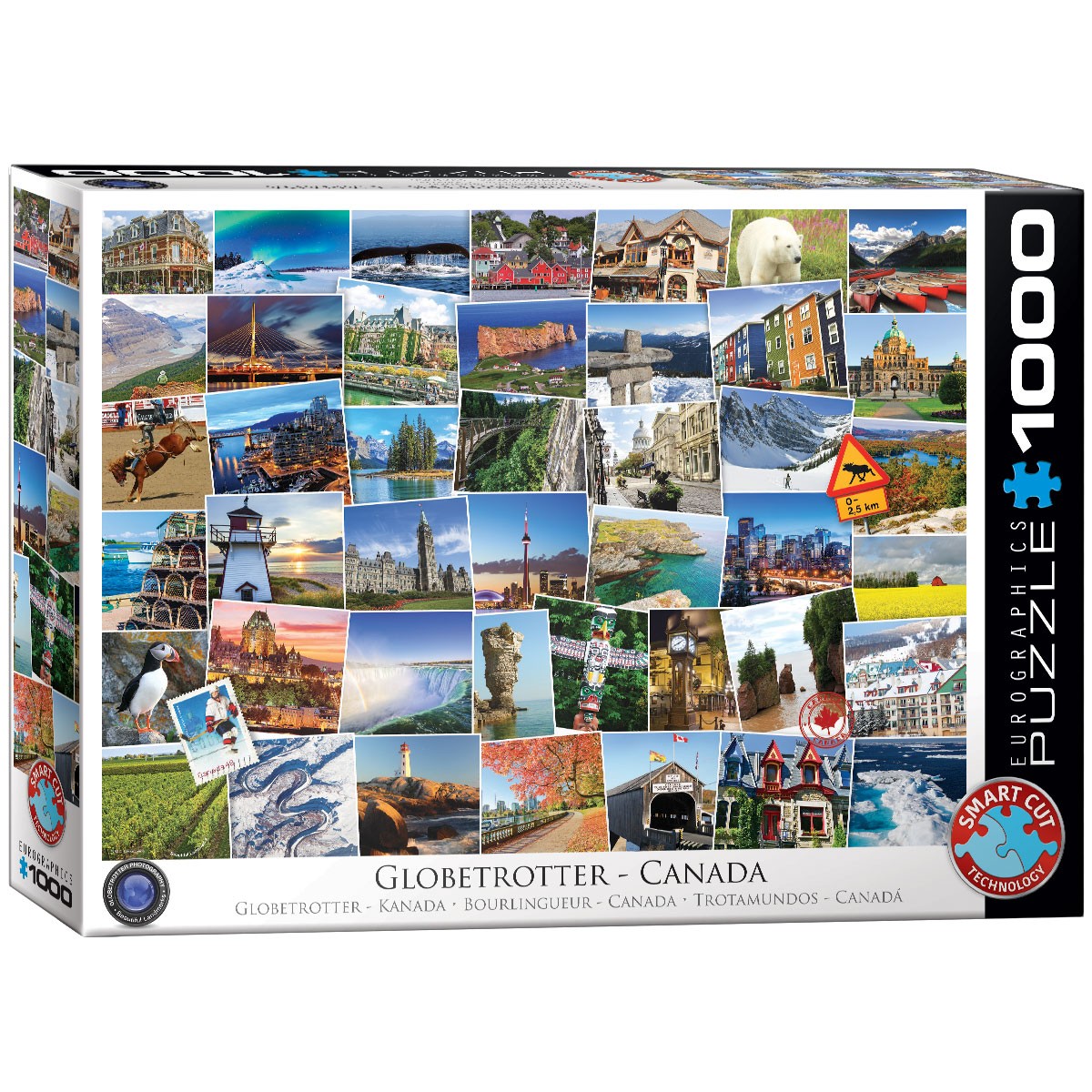 Eurographics Puzzle 6000-0780 - Globetrotter Kanada  - 1000 Teile