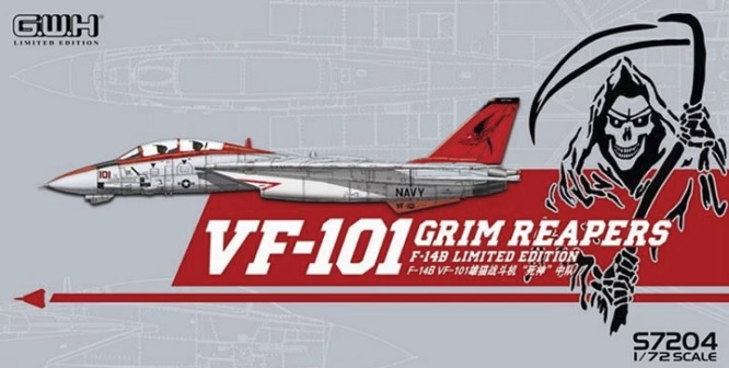 Great Wall Hobby S7204 - 1/72 US Navy F-14B Tomcat - VF-101 Grim Reapers